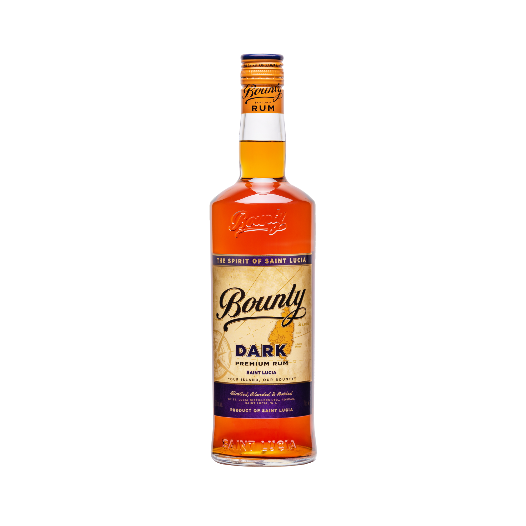 Bounty Premium Dark rum bottle