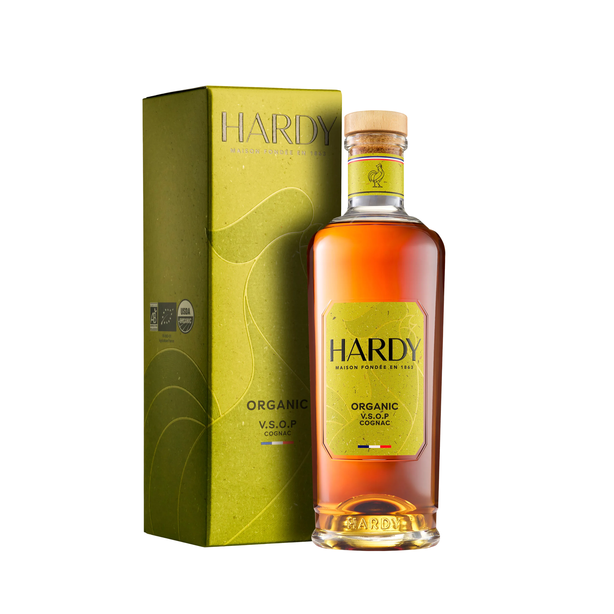 Hardy Organic V.S.O.P bottle