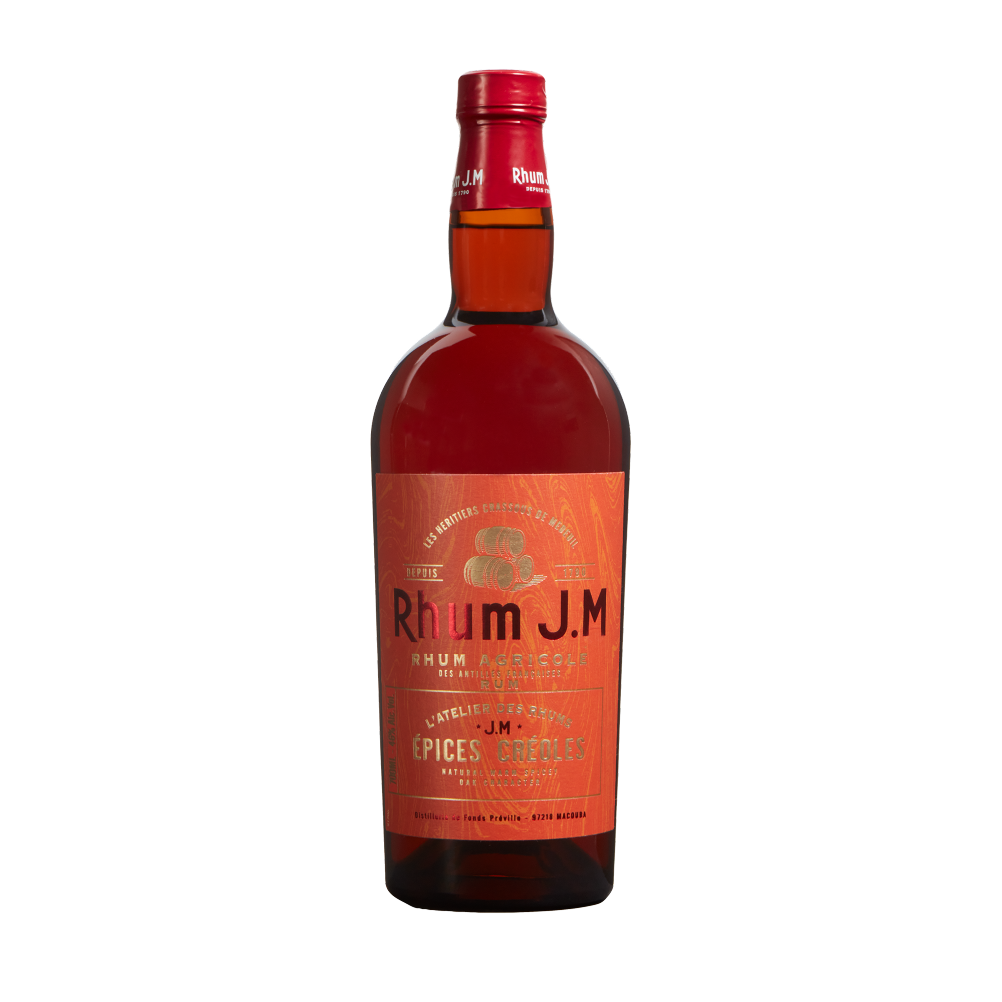 Bottle of Rhum J.M epices creoles