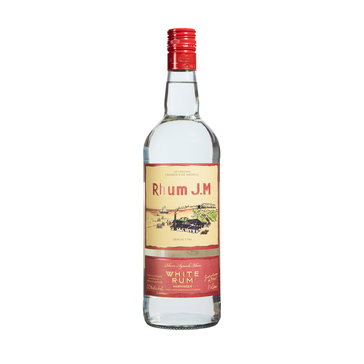 Rhum J.M. Agricole Blanc 110 Proof White Rum